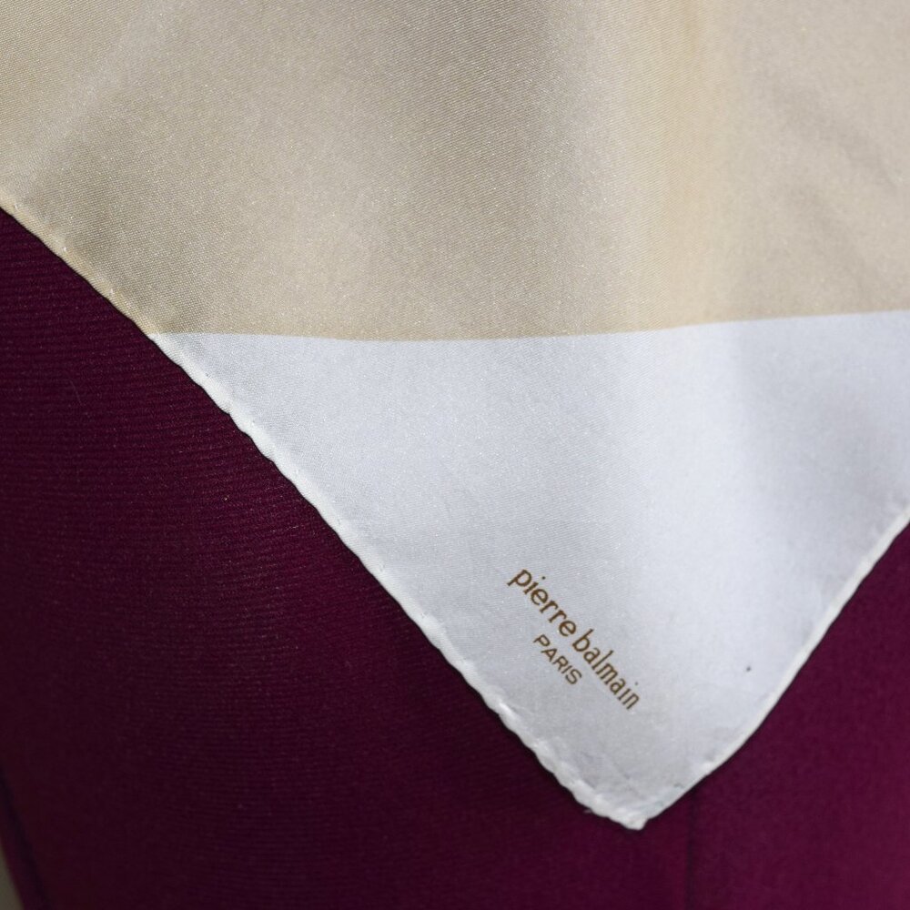 Pierre Balmain Silk Scarf